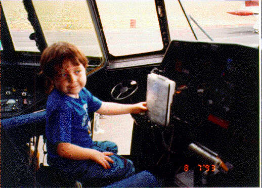 Jillian in a C130